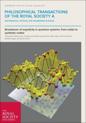 Journal Cover Proceeding on MBL published by Royal Society